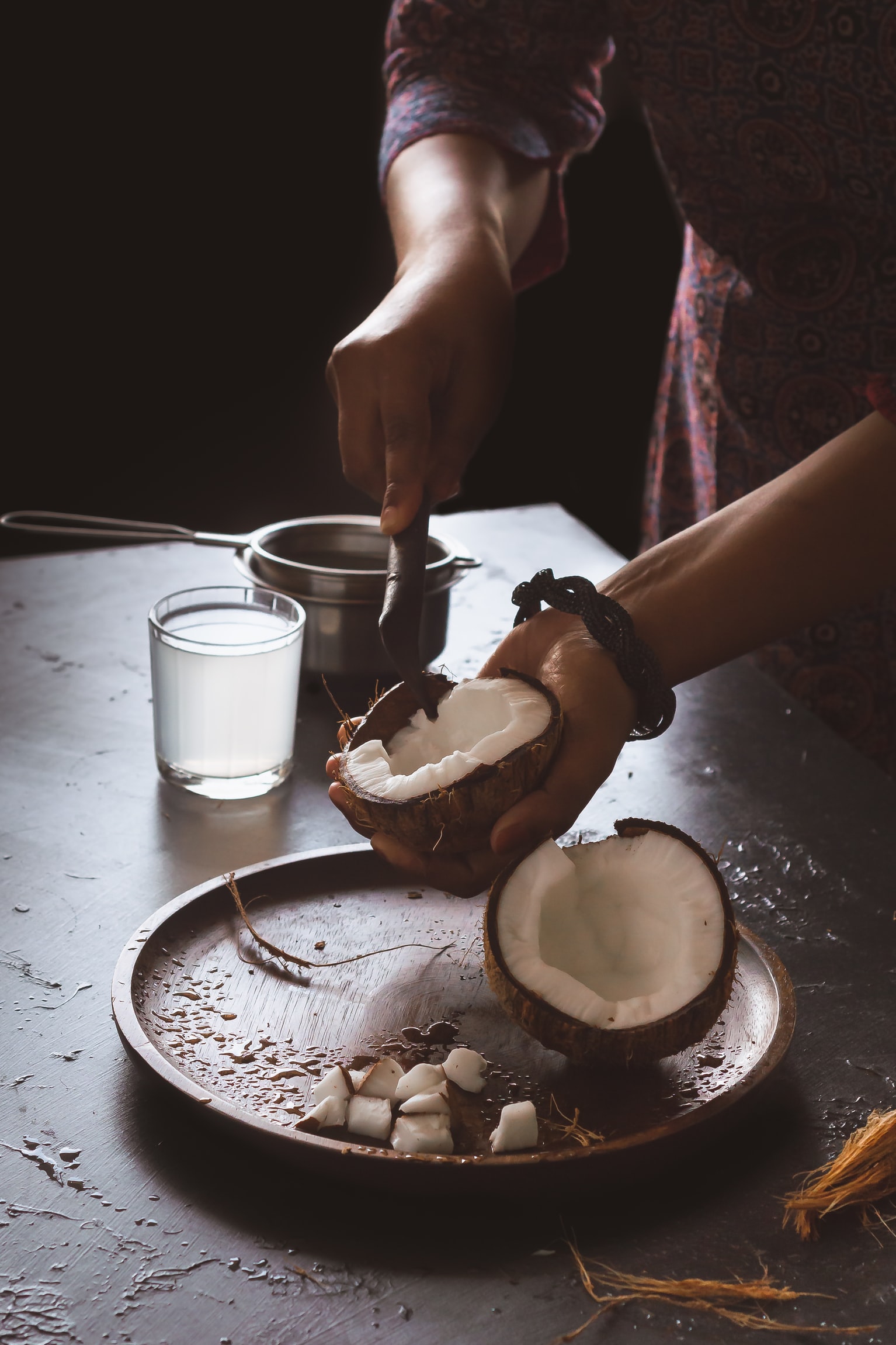 Ingredients of coconut milk powder 