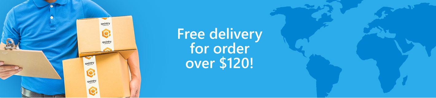 Free delivery for orders over $120